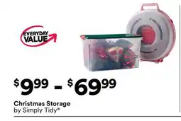 Michaels Christmas Storage by Simply Tidy offer