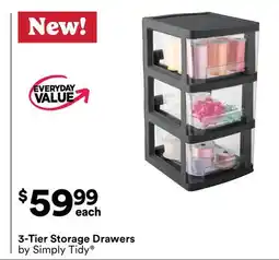 Michaels 3-Tier Storage Drawers by Simply Tidy offer