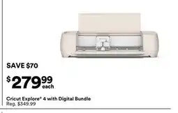 Michaels Cricut Explore 4 with Digital Bundle offer