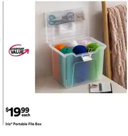 Michaels Iris Portable File Box offer