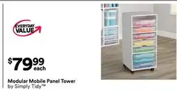 Michaels Modular mobile Panel Tower by Simply Tidy offer