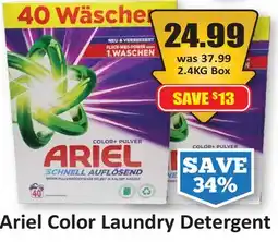 Starsky Ariel Color Laundry Detergent offer