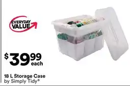Michaels 18 L Storage Case by Simply Tidy offer