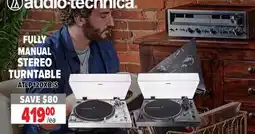 2001 Audio Video ATLP120XB/S FULLY MANUAL STEREO TURNTABLE offer