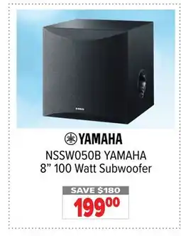 2001 Audio Video NSSW050B YAMAHA 8 100 Watt Subwoofer offer