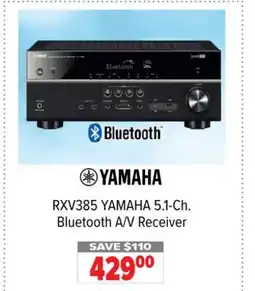 2001 Audio Video RXV385 YAMAHA 5.1-Ch. Bluetooth A/V Receiver offer