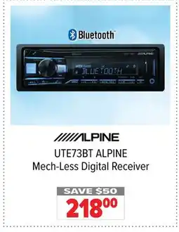 2001 Audio Video UTE73BT ALPINE Mech-Less Digital Receiver offer