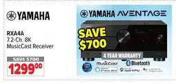 2001 Audio Video RXA4A Yamaha 7.2-Ch. 8K MusicCast Receiver offer