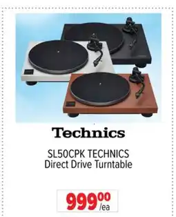2001 Audio Video SL50CPK TECHNICS Direct Drive Turntable offer