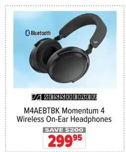 2001 Audio Video M4AEBTBK Momentum 4 Wireless On-Ear Headphones offer
