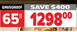 2001 Audio Video QN65QN80F SAMSUNG 65 NEO QLED 4K QN80F VISION AI SMART TV offer