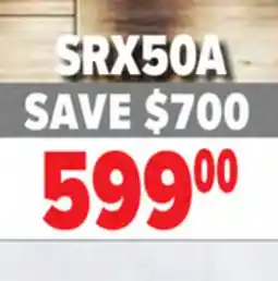 2001 Audio Video SRX50A YAMAHA SOUND BARS Immersive & Flexible Real Surround Sound offer