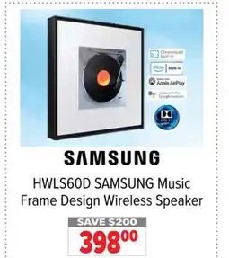 2001 Audio Video HWLS60D SAMSUNG Music Frame Design Wireless Speaker offer