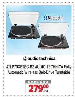 2001 Audio Video ATLP70XBTBG AUDIO TECHNICA Fully Automatic Wireless Belt Drive Turntable offer