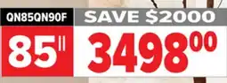 2001 Audio Video QN85QN90F - 85 SAMSUNG NEO QLED 4K offer