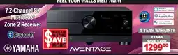 2001 Audio Video RXA4A Yamaha 7.2-Channel 8K MusicCast Zone 2 Receiver offer