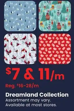 Fabricland Dreamland Collection offer