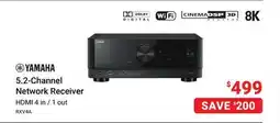 Visions Electronics Yamaha 5.2-Channel Network Receiver offer