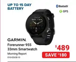 Visions Electronics Forerunner 955 33mm Smartwatch Morning Report offer
