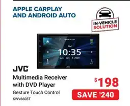 Visions Electronics JVC Multimedia Receiver with DVD Player offer