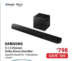 Visions Electronics 5.1.2 Channel Dolby Atmos Soundbar offer