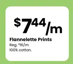 Fabricland Flannelette Prints offer