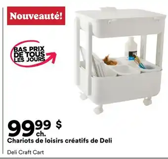 Michaels Chariots de loisirs créatifs de Deli offer