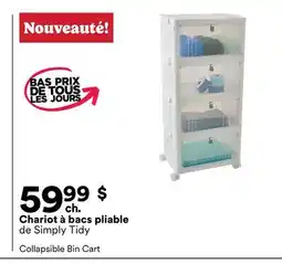 Michaels Chariot à bacs pliable de Simply Tidy offer