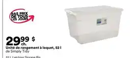 Michaels Unité de rangement à loquet, 52 l de Simply Tidy offer