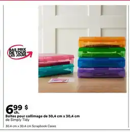 Michaels Boîtes pour collimage de 30,4 cm x 30,4 cm de Simply Tidy offer