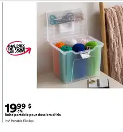 Michaels Boîte portable pour dossiers d'Iris offer
