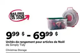 Michaels Unités de rangement pour articles de Noël de Simply Tidy offer