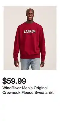 Mark's WindRiver Men's Original Crewneck Fleece Sweatshirt offer