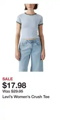 Mark's Levi's Women's Crush Tee offer