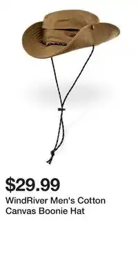 Mark's WindRiver Men's Cotton Canvas Boonie Hat offer