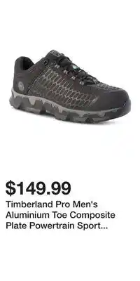Mark's Timberland Pro Men's Aluminium Toe Composite Plate Powertrain Sport Ripstop Athletic Shoes offer