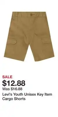 Mark's Levi's Youth Unisex Key Item Cargo Shorts offer
