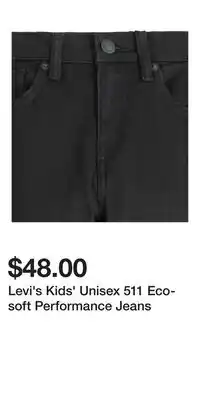 Mark's Levi's Kids' Unisex 511 Eco-soft Performance Jeans offer