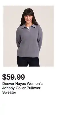 Mark's Denver Hayes Women's Johnny Collar Pullover Sweater offer