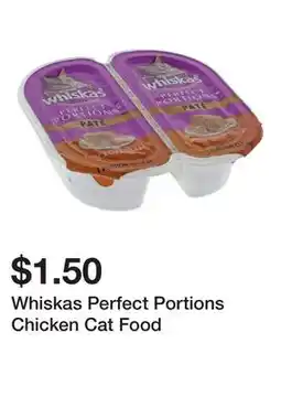 Dollarama Whiskas Perfect Portions Chicken Cat Food offer