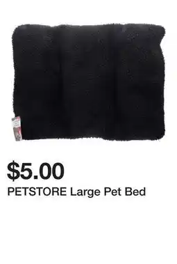 Dollarama PETSTORE Large Pet Bed offer