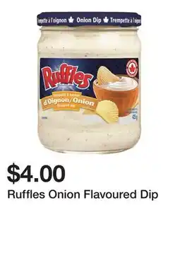 Dollarama Ruffles Onion Flavoured Dip offer