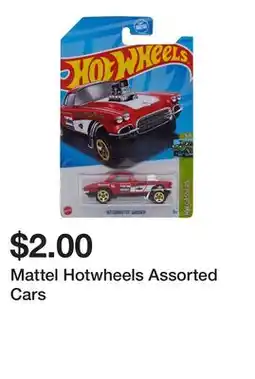 Dollarama Mattel Hotwheels Assorted Cars offer