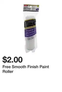 Dollarama Free Smooth Finish Paint Roller offer