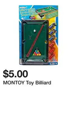 Dollarama MONTOY Toy Billiard offer