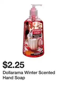 Dollarama Dollarama Winter Scented Hand Soap offer