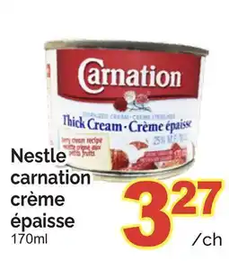 T&T Supermarket NESTLE CARNATION CRÈME ÉPAISSE, 170ml offer
