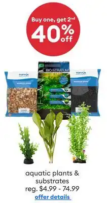Petsmart aquatic plants & substrates offer