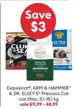 Petsmart Exquisicat , ARM & HAMMER & DR. ELSEY'S Precious Cat cat litter offer