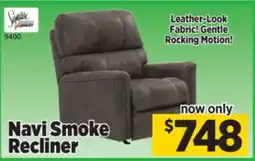 Surplus Furniture Navi Smoke Recliner offer